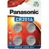 Baterija - Panasonic CR2016 3V Ličio Monetos Elementas 4 Vnt.