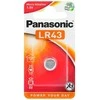 Panasonic Batteries Panasonic LR 43, Single-use battery, Alkaline, 1.5 V, 100 mAh, 11.6 mm, 11.6 mm