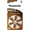 Panasonic Batteries Panasonic klausos aparato baterija PR312L/6DC