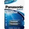 „Panasonic LR03EGE AAA Micro Evolta“ baterijos (2 vnt. pakuotėje)