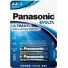 1x2 Panasonic Evolta LR 6 Mignon maitinimo elementai