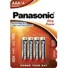 Panasonic Batteries Panasonic Pro Power baterija LR03PPG/4B