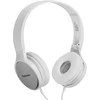 Stereofoninės ausinės Panasonic RP-HF300M su mikrofonu Baltos