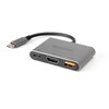 USB-C šakotuvas Platinet 3in1 (PMH9991T) (1xHDMI 4K; 1xUSB-C; 1xUSB 3.2)