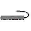Platinet 7in1 USB-C šakotuvas (PMH9997B) (1xHDMI 4K; 1xUSB-C; 2xUSB 3.2; SD MicroSD)