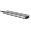 Platinet 7in1 USB-C šakotuvas (PMH9997B) (1xHDMI 4K; 1xUSB-C; 2xUSB 3.2; SD MicroSD)