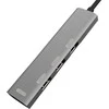 PLATINET medijos šakotuvas USB-C į 4x USB-A 3.2 GEN1 5Gbps 10W aliuminio [46242]