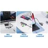 PLATINET medijos šakotuvas USB-C į 2X USB-A 3.2 GEN2 + 2X USB-C 3.2 GEN2 + USB-C PD 100W 5IN1 ALIUMINIS [46237]