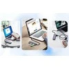 PLATINET medijos šakotuvas USB-C į 2X USB-A 3.2 GEN2 + 2X USB-C 3.2 GEN2 + USB-C PD 100W 5IN1 ALIUMINIS [46237]