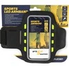 Dėklas Platinetinė rankovė Sport LED, juoda (43705)
