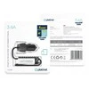 Įkroviklis automobilinis Platinet (PLCRSM) su MicroUSB laidu (1xUSB 3.4A) juodas