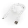 Platinet kabelis microUSB 1m, baltas