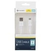 Platinet kabelis microUSB 1m, baltas
