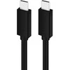 USB kabelis Platinet "USB-C (Type-C) to USB-C (Type-C)" (5A) juodas 1M