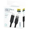 USB kabelis Platinet "USB-C (Type-C) to USB-C (Type-C)" (5A) juodas 2M