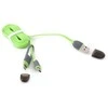 Platinet kabelis USB – microUSB/Lightning 1m, žalias (42872)