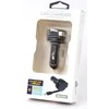 Įkroviklis automobilinis Platinet su MicroUsb laidu (1xUSB 2.4A) juodas