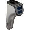 Įkroviklis automobilinis Platinet + Bluetooth ausinė (2xUSB 2.4A)