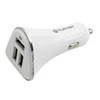 Platinet automobilinis pakrovėjas + laidas 3xUSB 5200mA, baltas (43722)