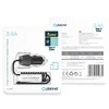 Įkroviklis automobilinis Platinet (PLCRSC) su Type-C laidu (1xUSB 3.4A) juodas
