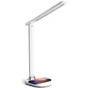 Platinet stalinė lempa su belaidžiu įkrovikliu PDL081W 18W QI, balta (45244)