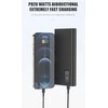 Išorinė baterija POWER BANK Platinet LED 10000mAh (2xUSB; 1xType-C; QC3.0 22,5W) juoda