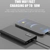 Išorinė baterija POWER BANK Platinet LED 10000mAh (2xUSB; 1xType-C; QC3.0 22,5W) juoda