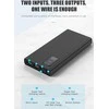 Platinet maitinimo blokas 10000mAh PD QC LED, baltas