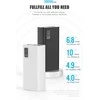 Išorinė baterija POWER BANK Platinet 30000mAh (4xUSB; 1xType-C; QC3.0 22,5W) juoda