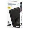 Platinet maitinimo blokas 10000mAh 2xUSB Wireless QI, juodas (44572)