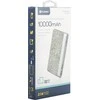 Platinet maitinimo blokas 10000mAh Audinys braided LiPo 2.1A, šviesiai pilkas (44243)