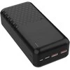 Išorinė baterija POWER BANK Platinet 30000mAh (2xUSB; 1xType-C; QC3.0 22.5W) juoda