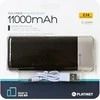 Platinet maitinimo blokas Odinis 11000mAh 2.1A 2xUSB Li-Po, juodas (43793)