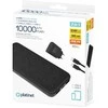 Platinet power bank + USB charger 10000mAh Kit PMPB10SETB, juodas