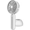 Ventiliatorius Platinet rechargeable fan 1200mAh, baltas/pilkas (45246)