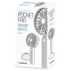 Ventiliatorius Platinet rechargeable fan 1200mAh, baltas/pilkas (45246)