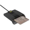 Qoltec išmaniųjų kortelių skaitytuvas + USB-C adapteris SCR0634