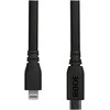 Rode laidas SC19 USB-C - Lightning, juodas