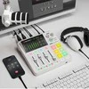 Rode RØDECaster Duo Baltas Podcast gamybos studija Muzikos gamybos stotis, baltas
