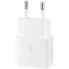 Samsung power adapter USB-C 25W, baltas