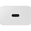 Samsung power adapter USB-C 25W, baltas