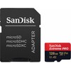 Sandisk atminties kortelė Micro SDXC 128GB Extreme Pro + adapteris