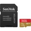Sandisk atminties kortelė Micro SDXC 1TB Extreme + adapteris