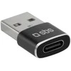 USB adapteris SBS Mobile USB-C - USB Juodas (JAB-7206189)