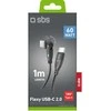 SBS cable USB-C - USB-C Flexy 60W 1m