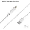 SBS laidas USB - Lightning 1m, baltas