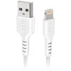 SBS laidas USB - Lightning 1m, baltas