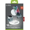 SBS Induktive 3-in-1 Įkrovimo stotelė 15W baltas