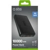 SBS power bank PD20 10000mAh, juodas