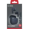 SBS belaidės ausinės Go Pods TWS, tamsiai mėlynos